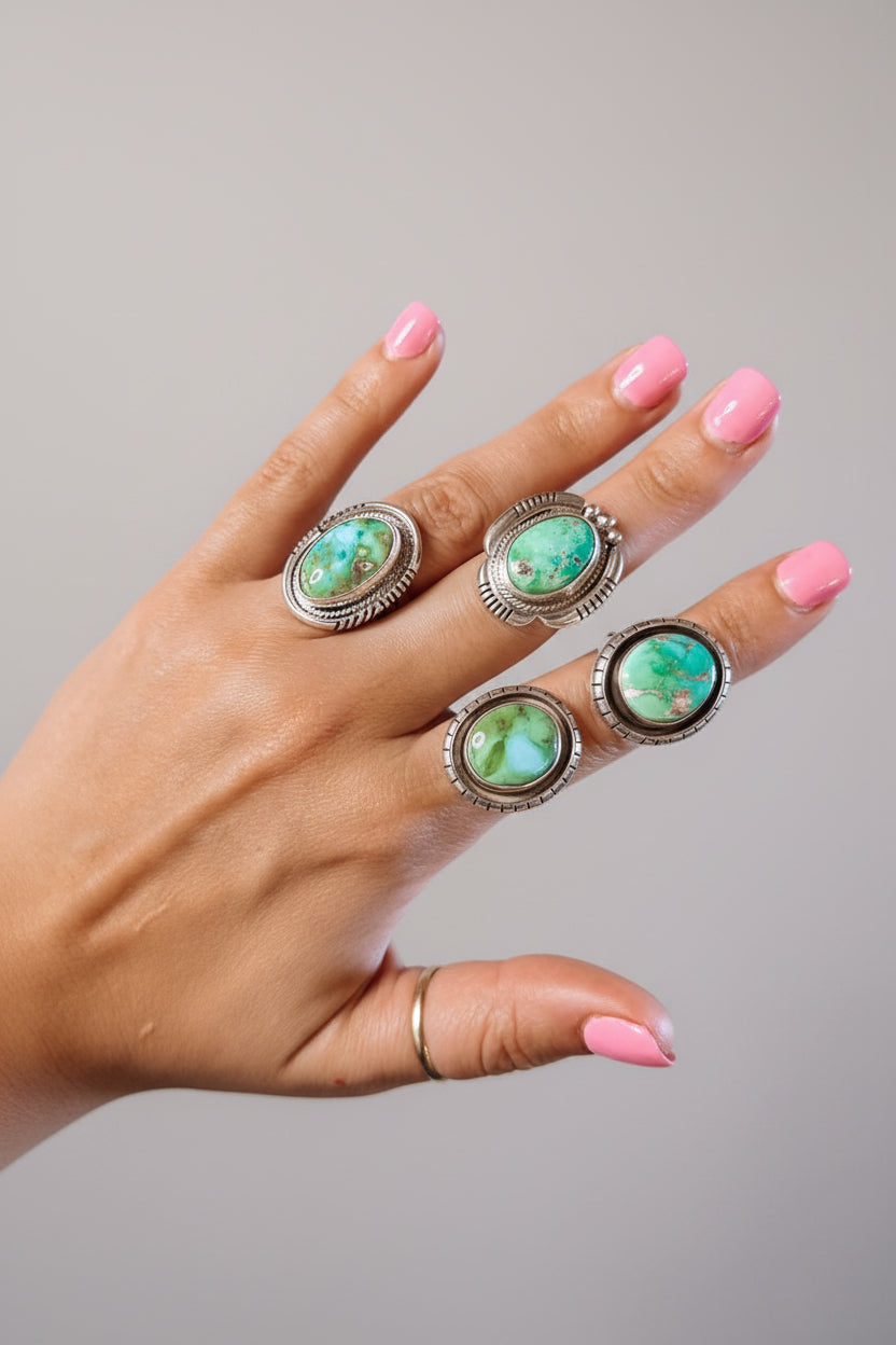 Hey Good Lookin' Turquoise Ring - Horseshoe J & Co.