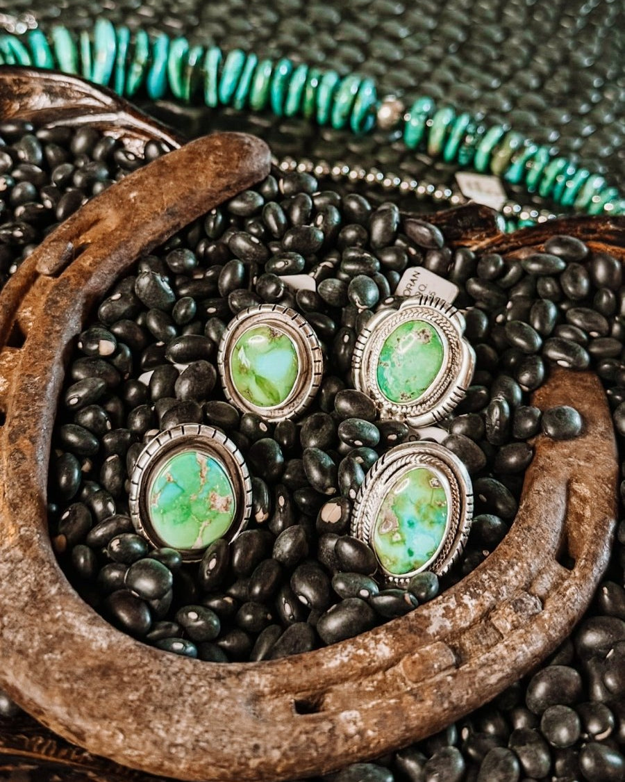 Hey Good Lookin' Turquoise Ring - Horseshoe J & Co.