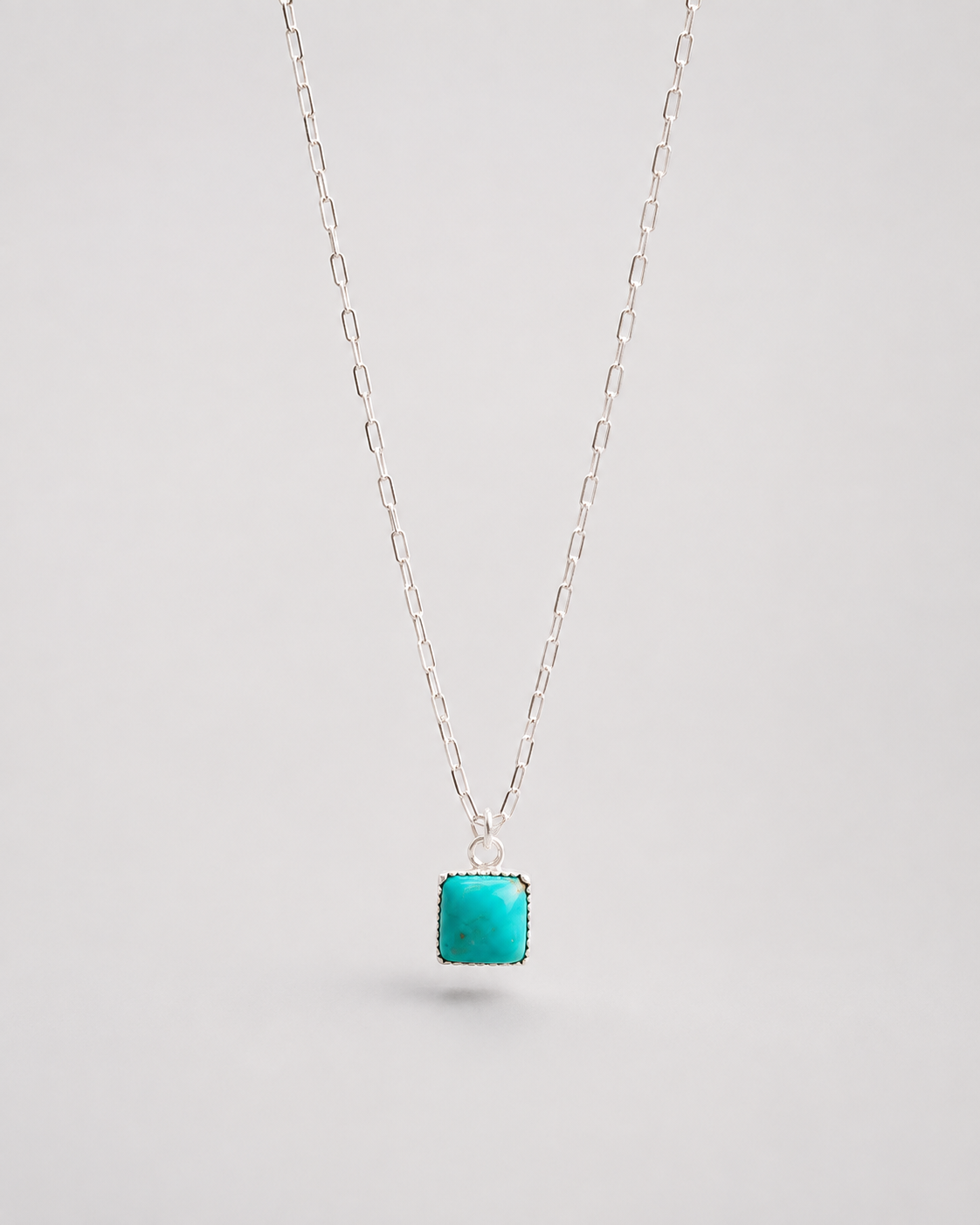 Higgins Square Turquoise Necklace - Wooten's
