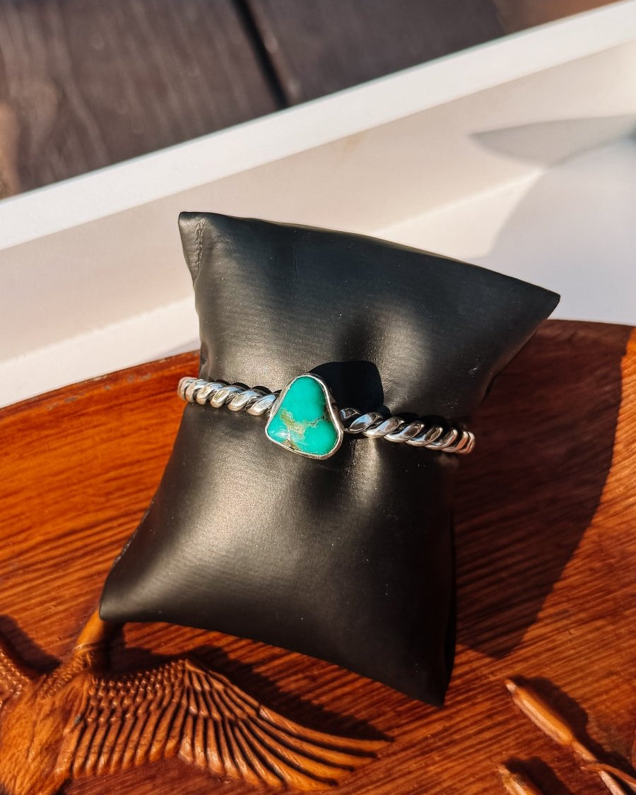 Homer Turquoise Cuff Bracelet - Horseshoe J & Co.