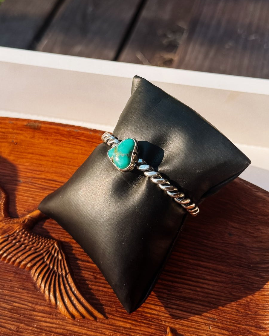 Homer Turquoise Cuff Bracelet - Horseshoe J & Co.