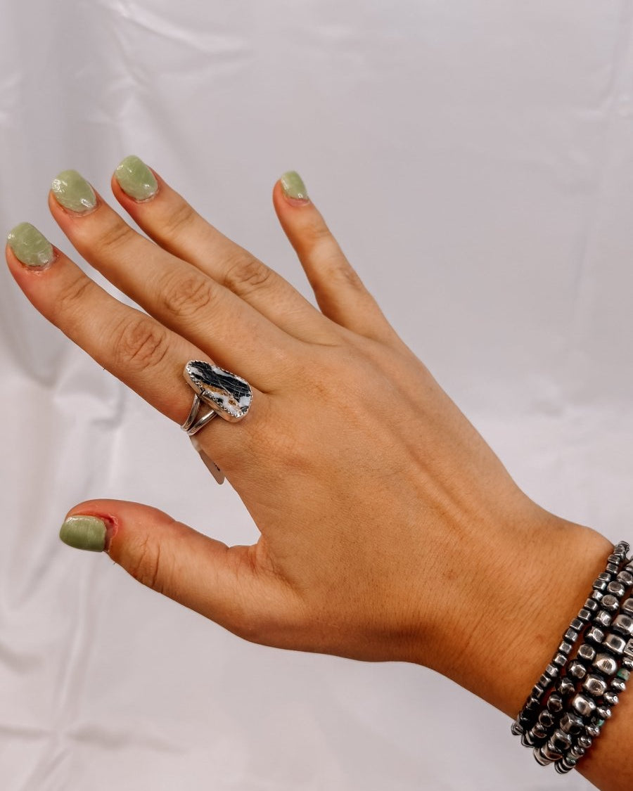 Jellico White Buffalo Ring - Horseshoe J & Co.