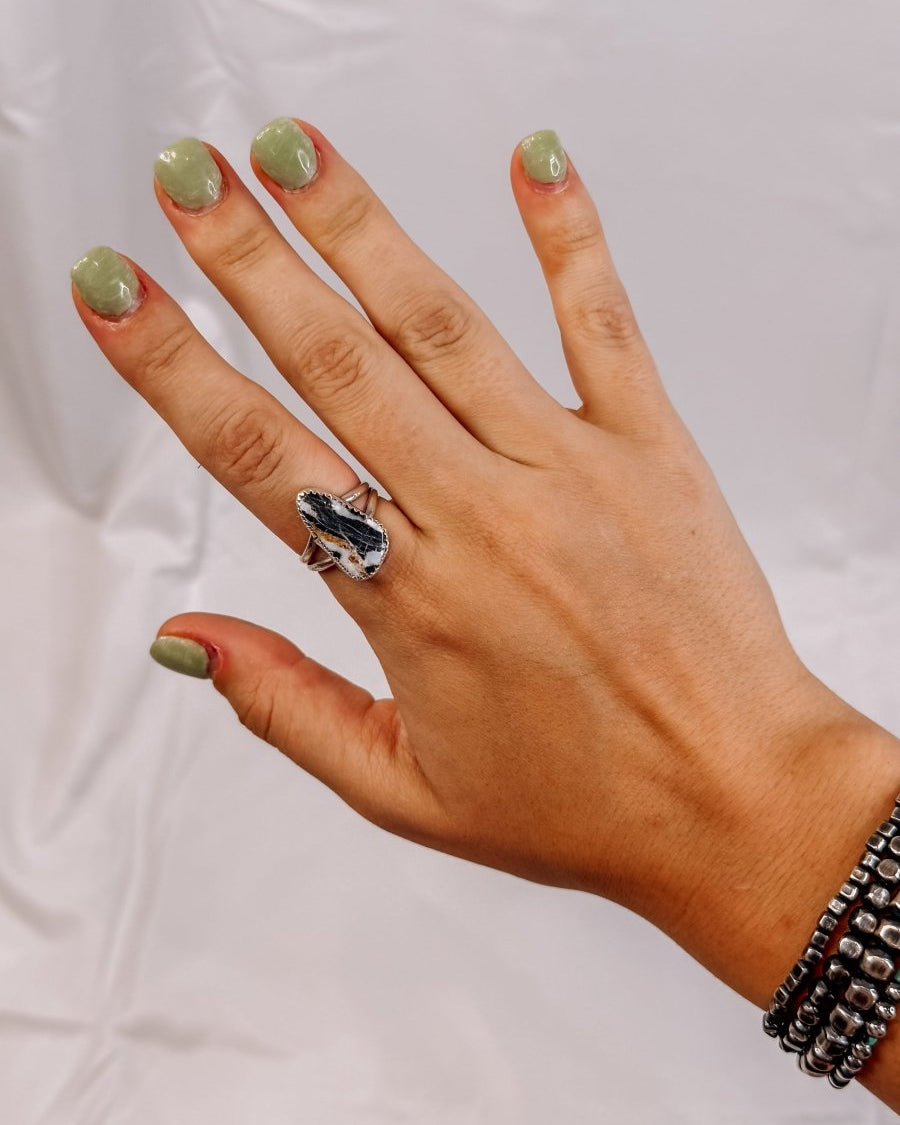 Jellico White Buffalo Ring - Horseshoe J & Co.