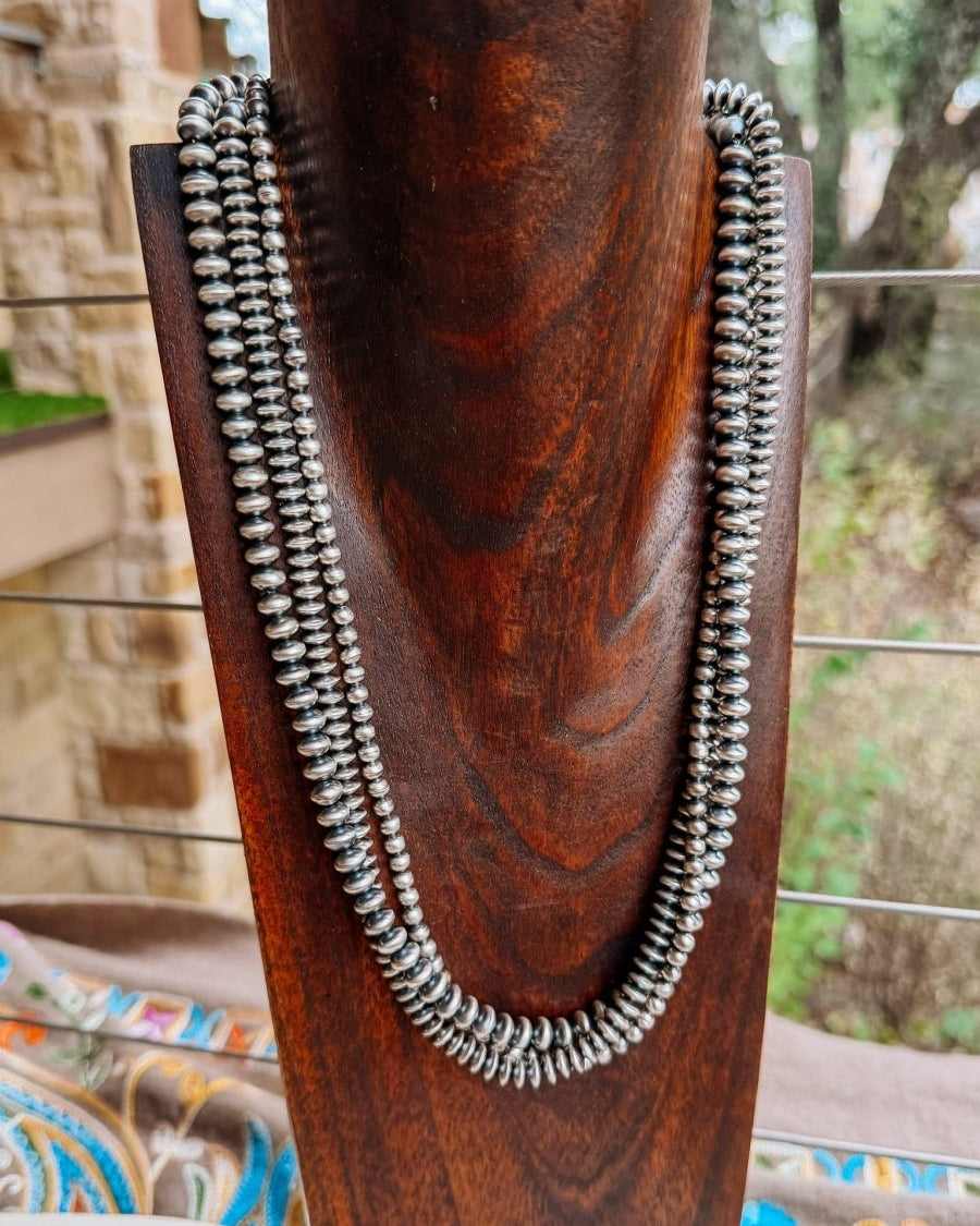 Kayenta 3 Strand Pearl Necklace - Horseshoe J & Co.