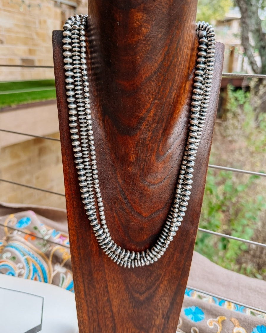 Kayenta 3 Strand Pearl Necklace - Horseshoe J & Co.