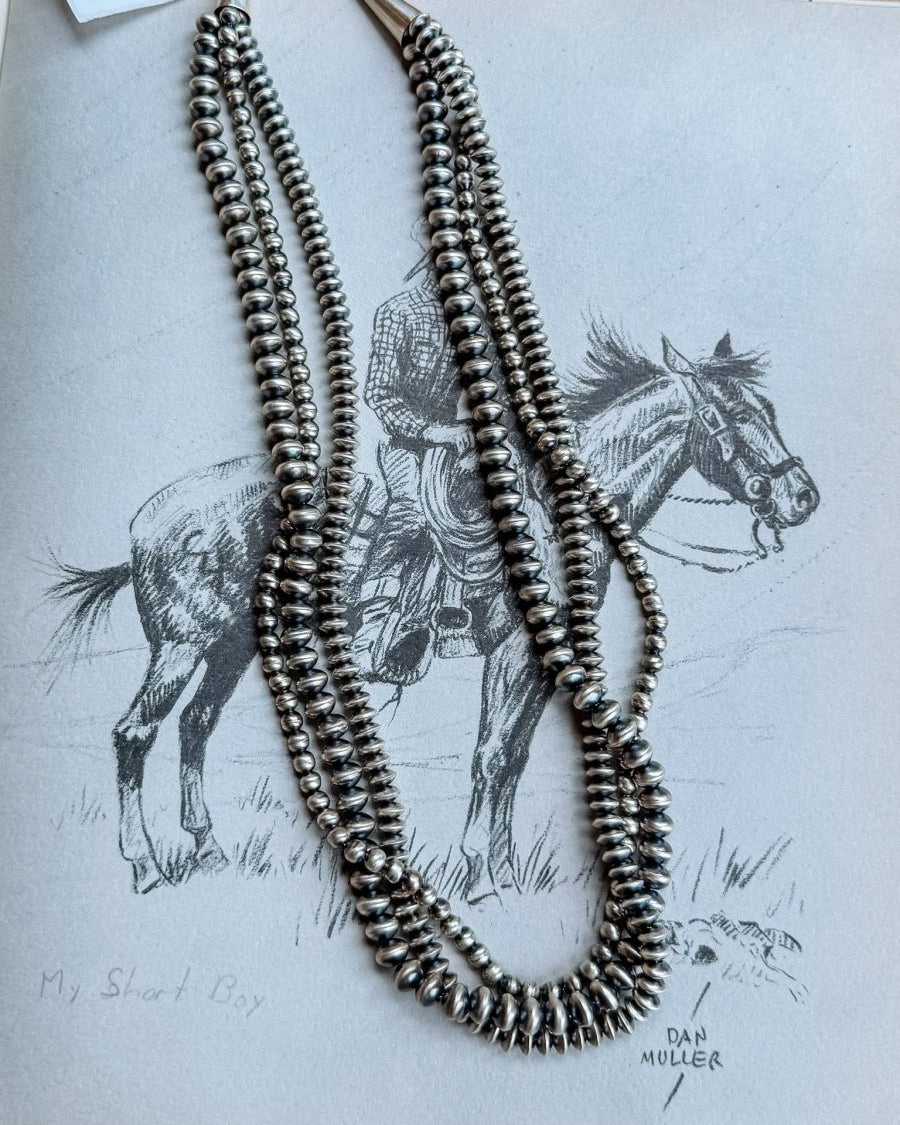 Kayenta 3 Strand Pearl Necklace - Horseshoe J & Co.