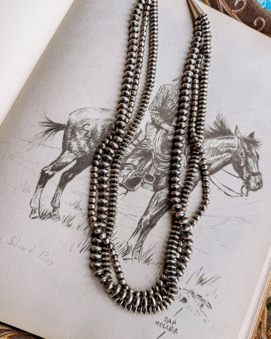 Kayenta 3 Strand Pearl Necklace - Horseshoe J & Co.
