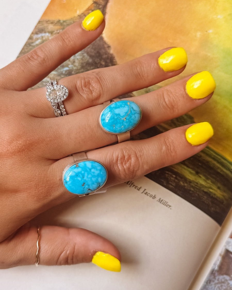 Kilgore Adjustable Turquoise Ring - Horseshoe J & Co.