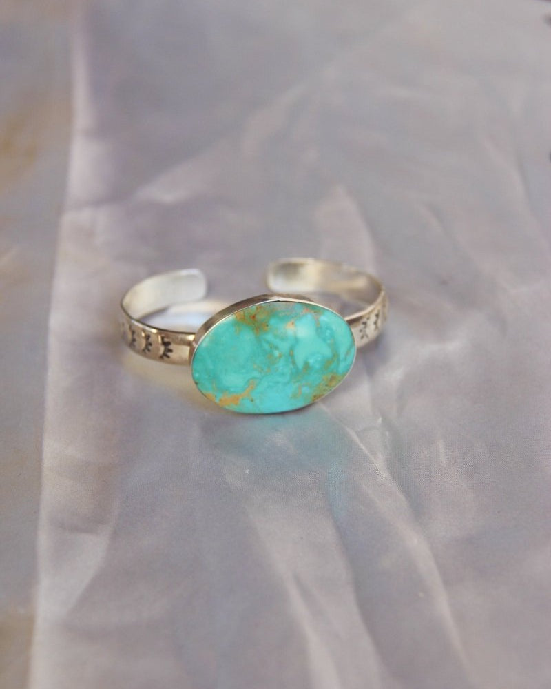 Kingwood Turquoise Cuff Bracelet - Horseshoe J & Co.