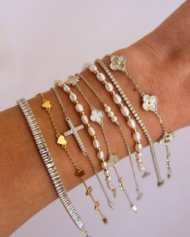Kirby Freshwater Pearl Beaded Bracelet - Horseshoe J & Co.