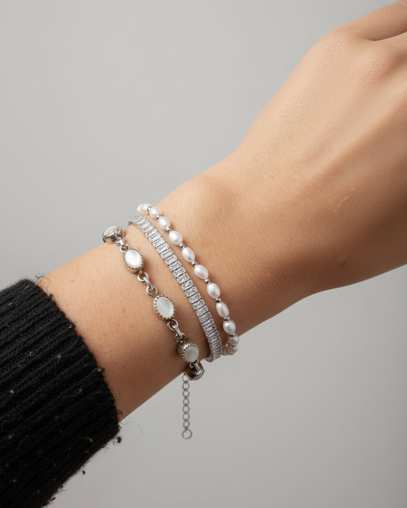 Kirby Freshwater Pearl Beaded Bracelet - Wooten's