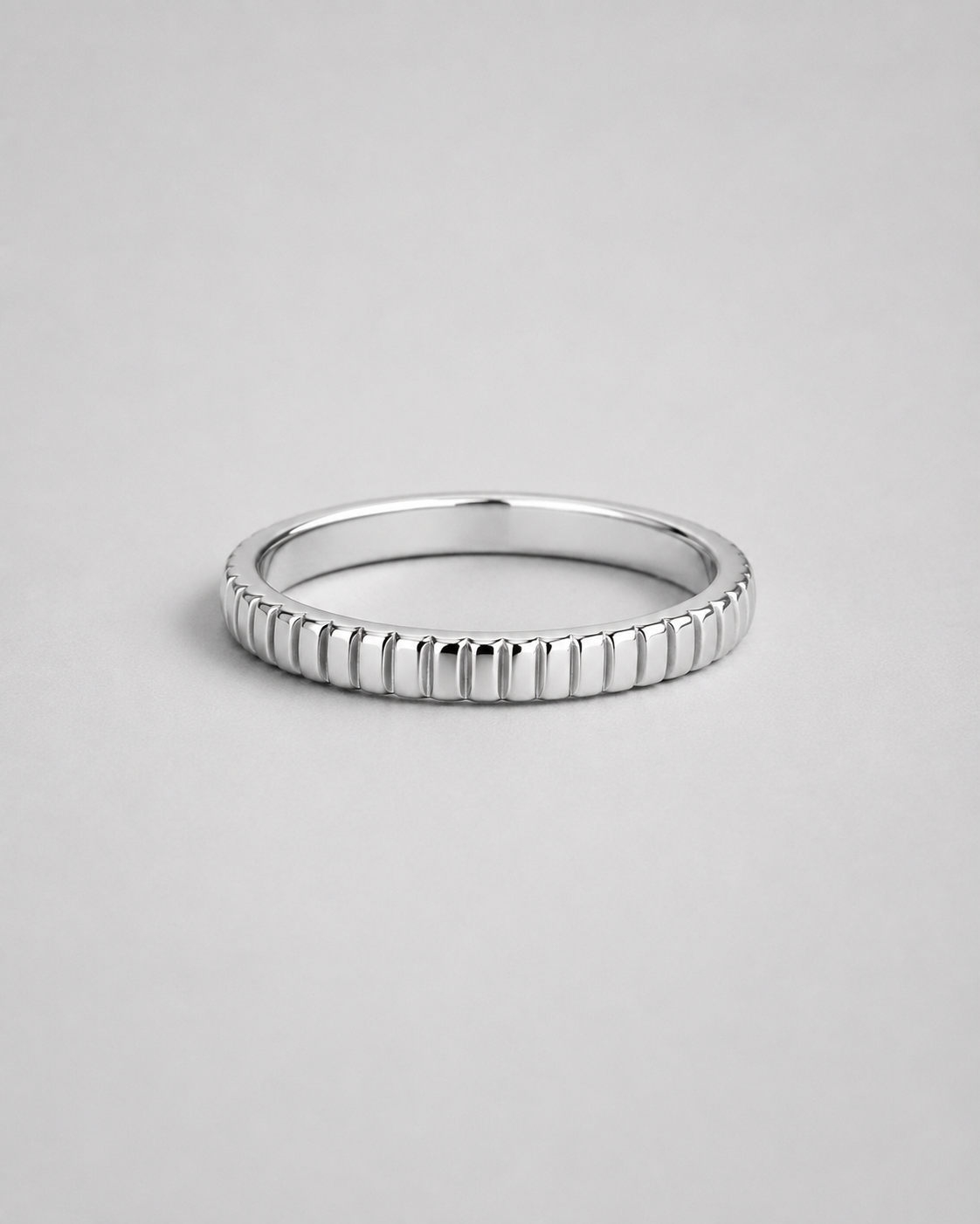 Kirby Silver Textured Ring - Wooten's
