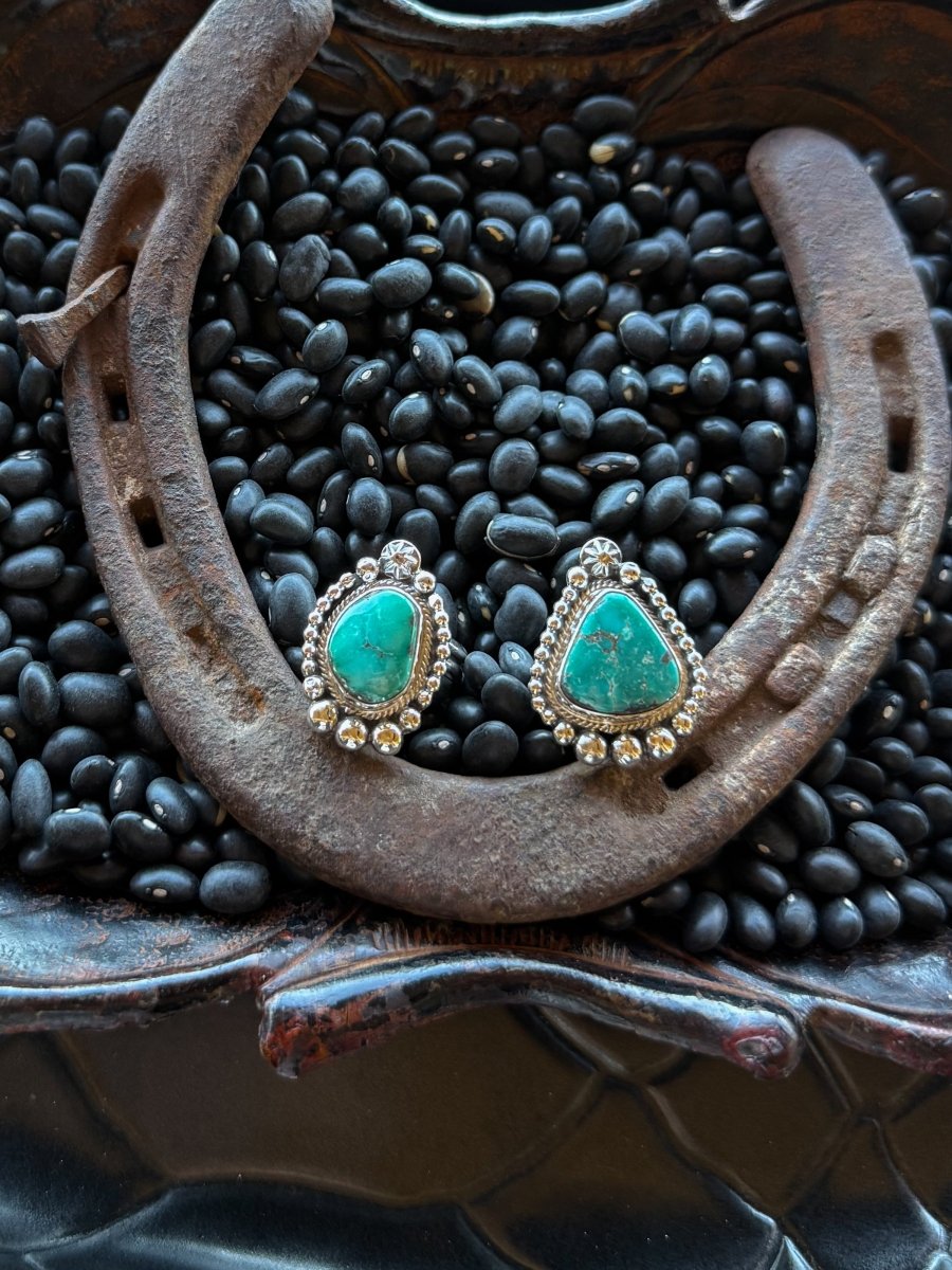 Lead On Adjustable Turquoise Ring - Horseshoe J & Co.
