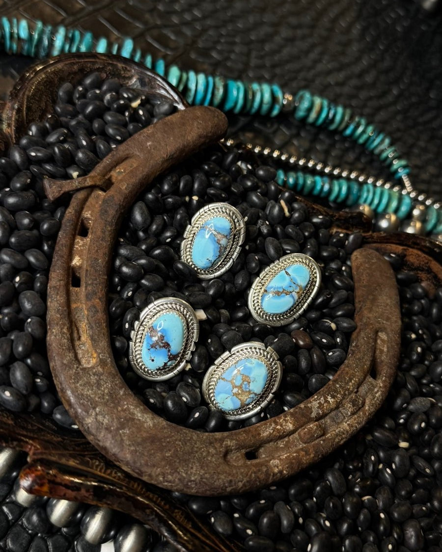 Learnin' The Blues Golden Hills Ring - Horseshoe J & Co.