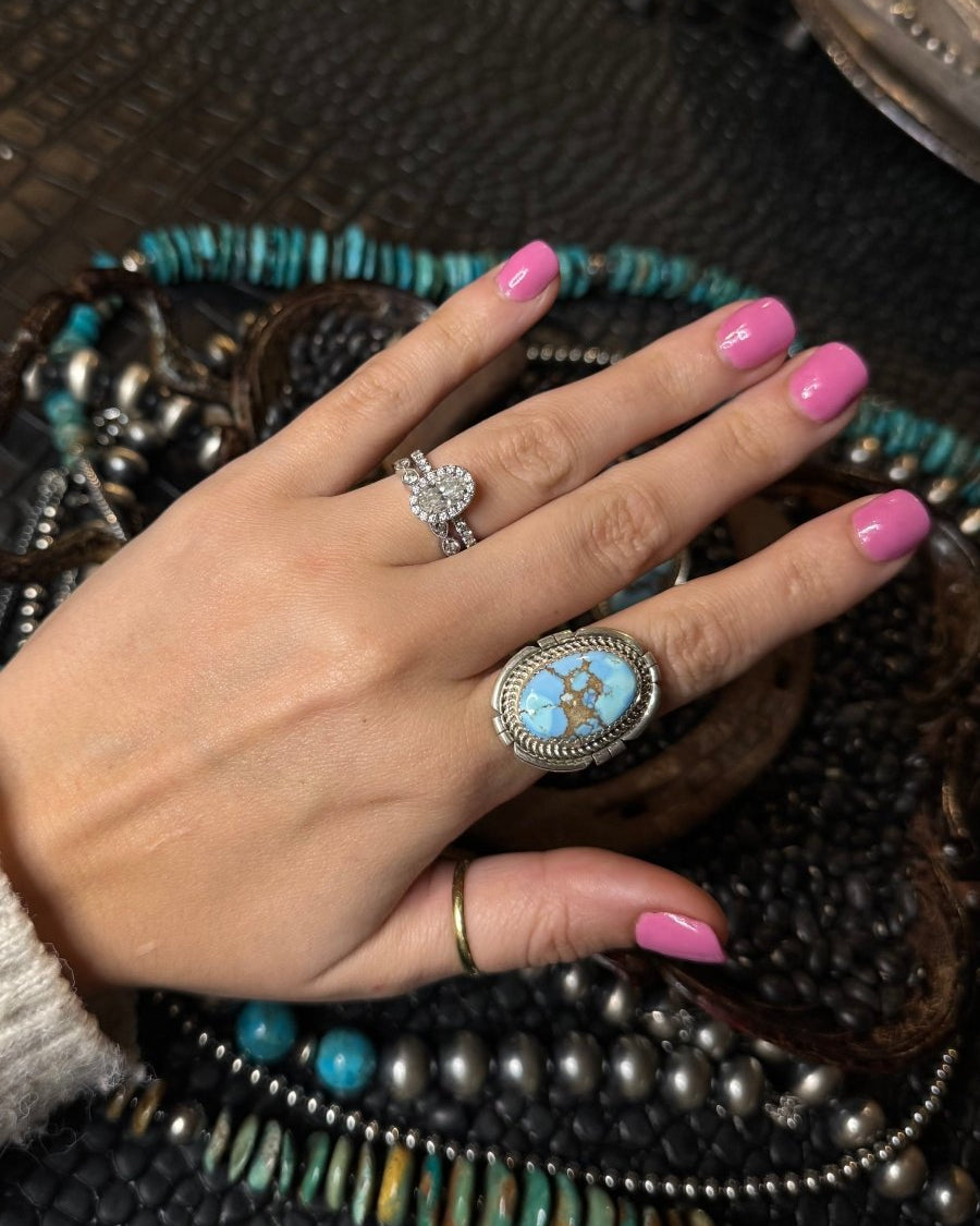 Learnin' The Blues Golden Hills Ring - Horseshoe J & Co.