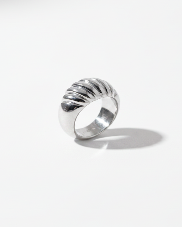 Ledger Large Croissant Ring - Wooten's