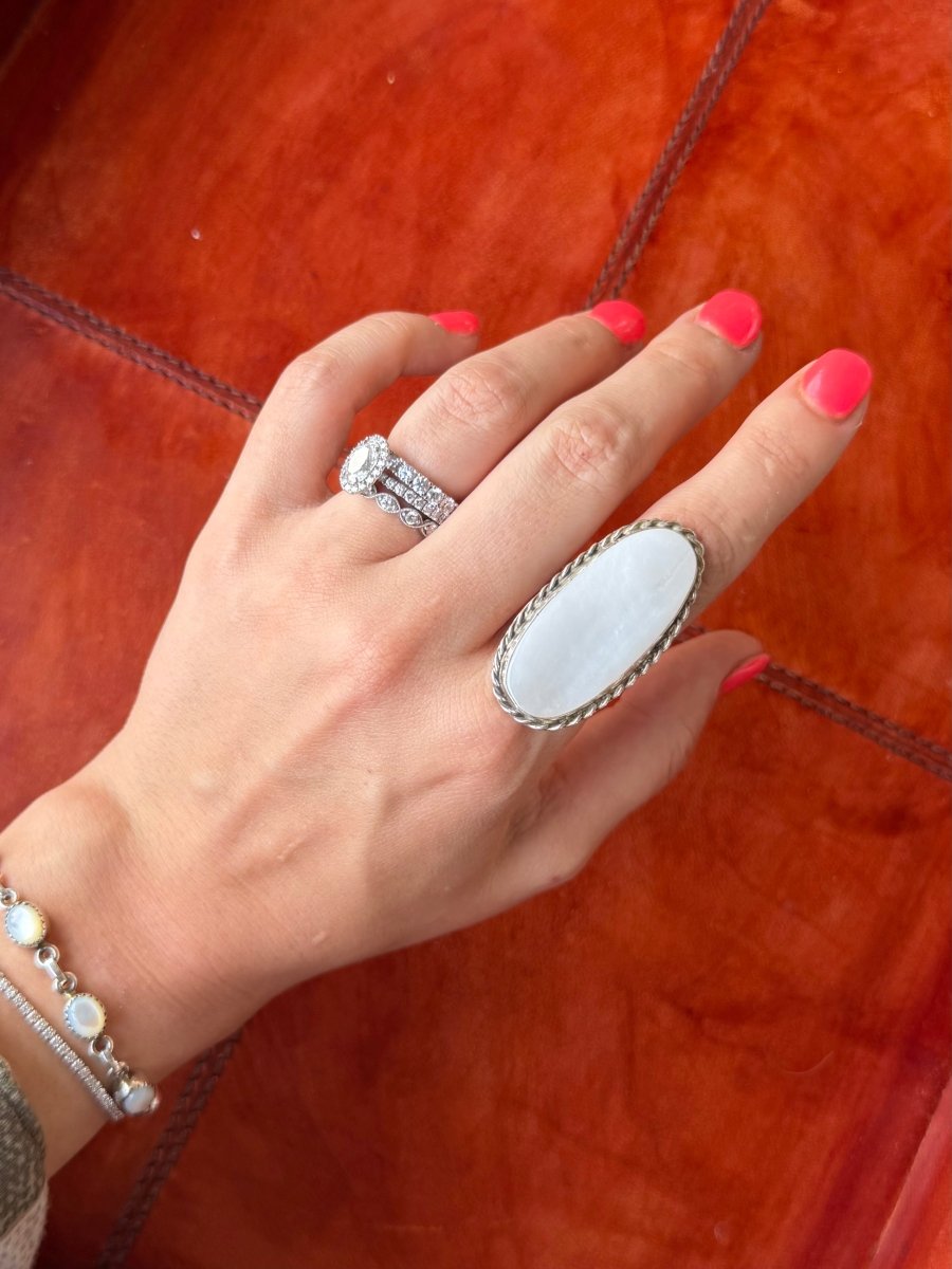 Lingle Mother of Pearl Ring - Horseshoe J & Co.