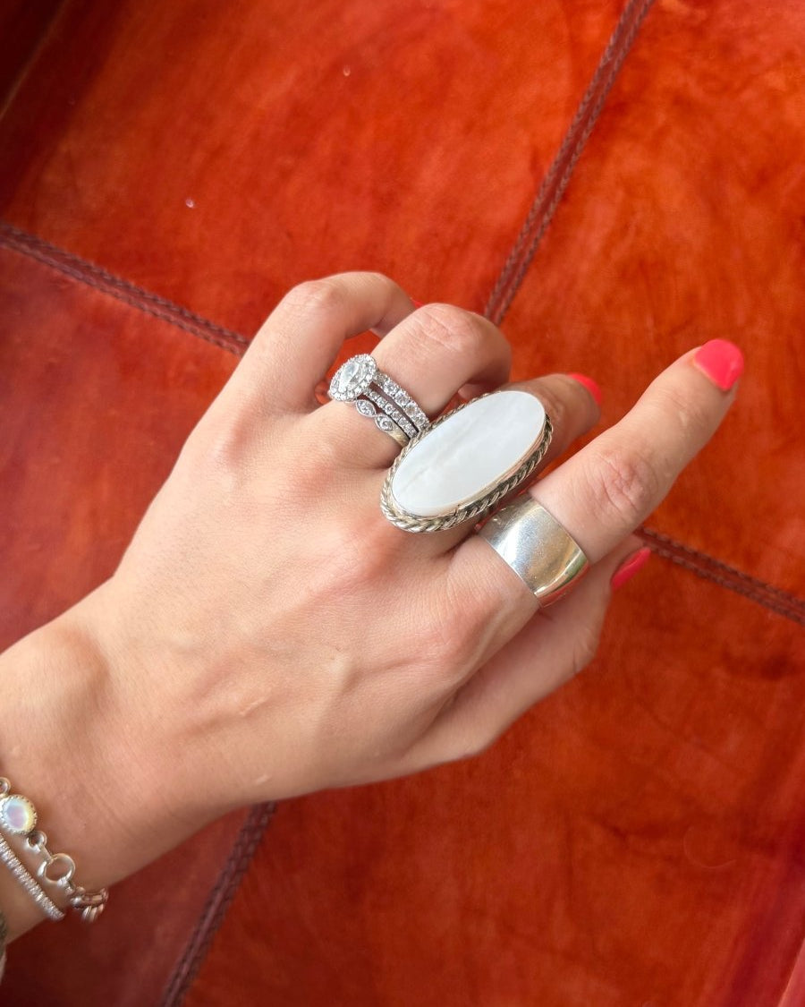 Lingle Mother of Pearl Ring - Horseshoe J & Co.