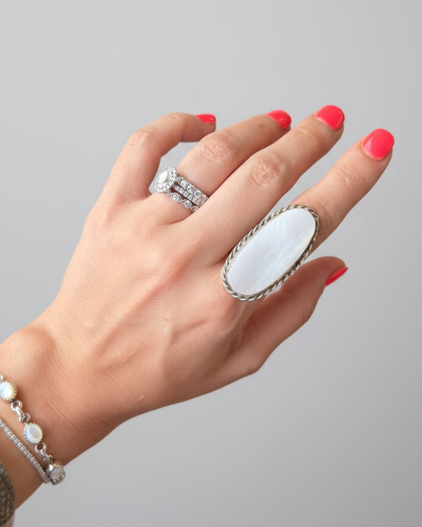 Lingle Mother of Pearl Ring - Wooten's