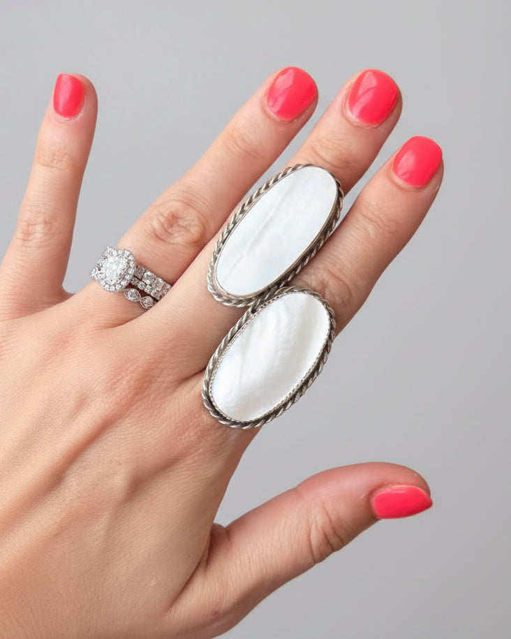 Lingle Mother of Pearl Ring - Wooten's