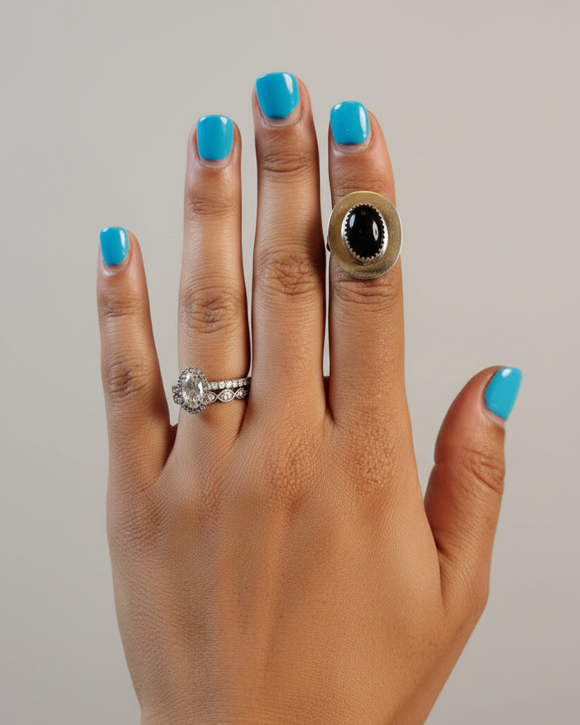 Lockney Black Onyx Ring - ring - Wooten's