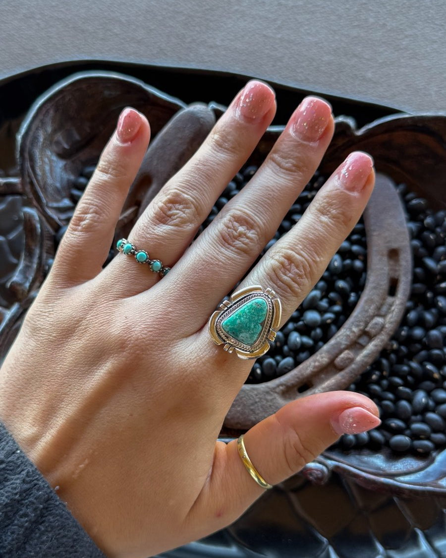 Love Bug Adjustable Turquoise Ring - Horseshoe J & Co.