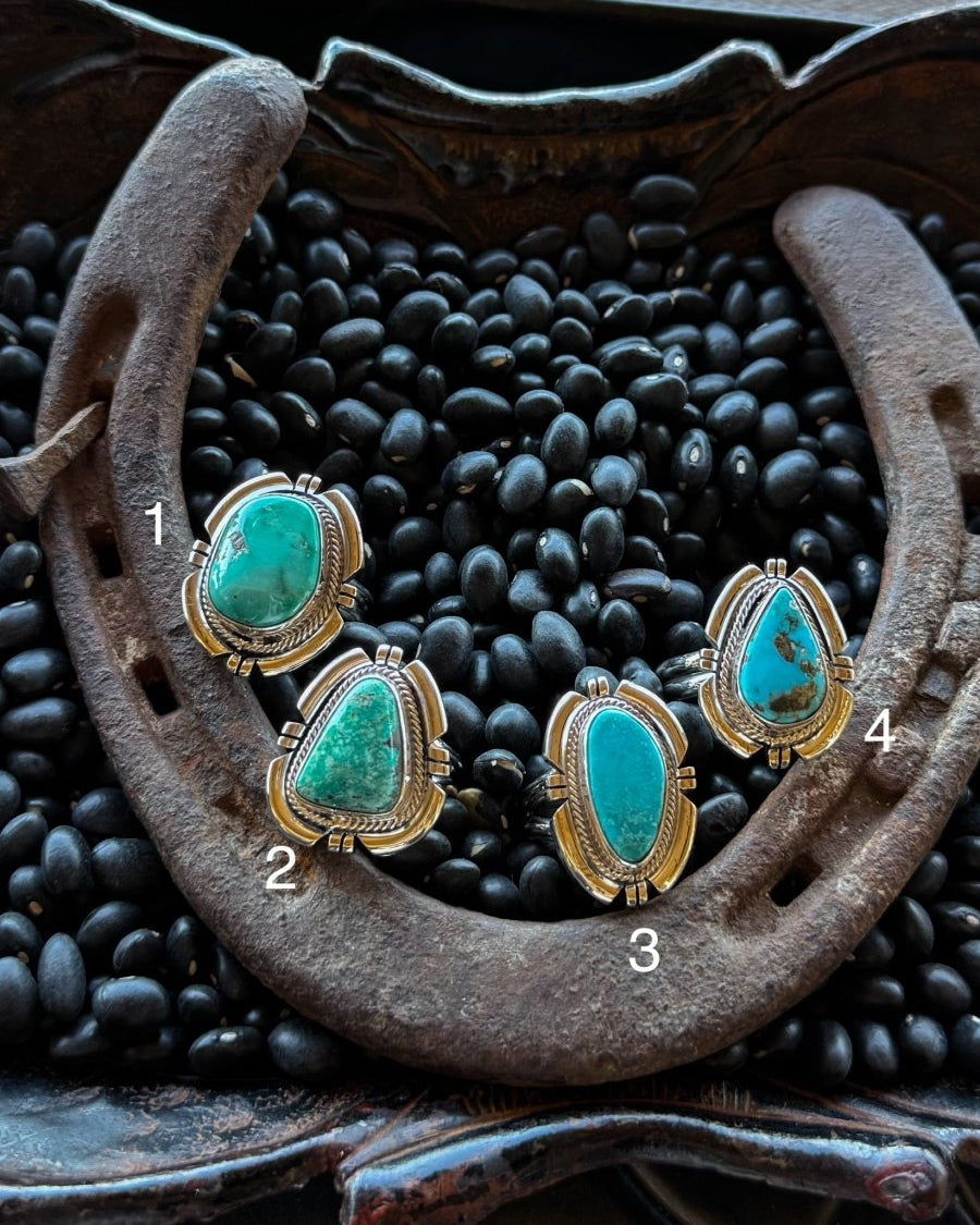 Love Bug Adjustable Turquoise Ring - Horseshoe J & Co.