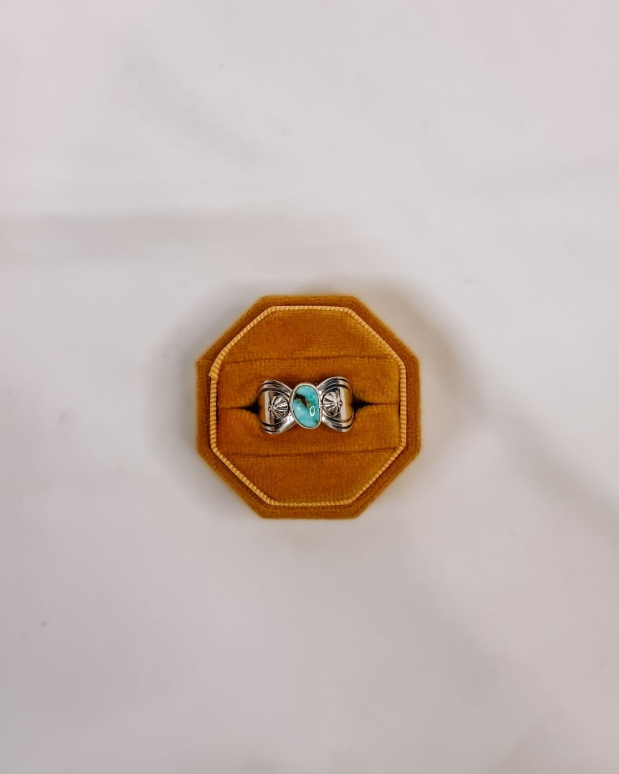 Lovell Dry Creek Turquoise Ring - Horseshoe J & Co.