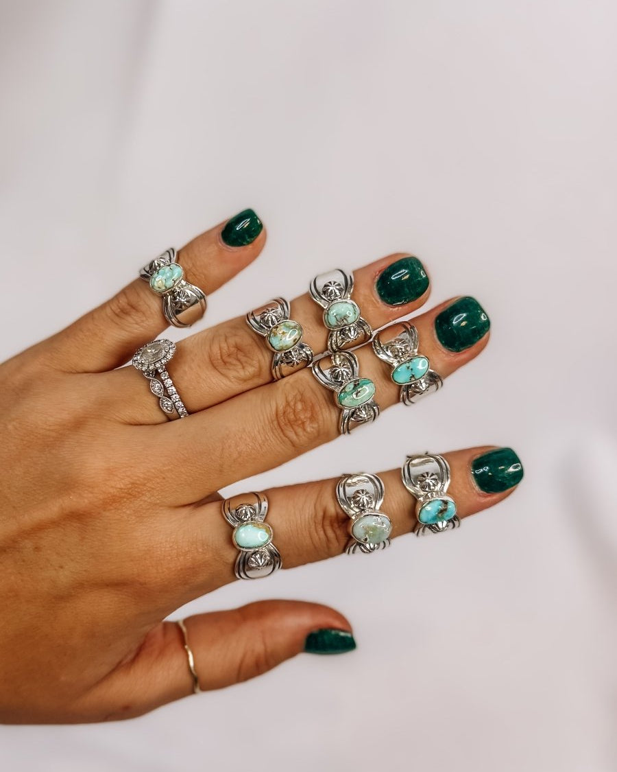 Lovell Dry Creek Turquoise Ring - Horseshoe J & Co.