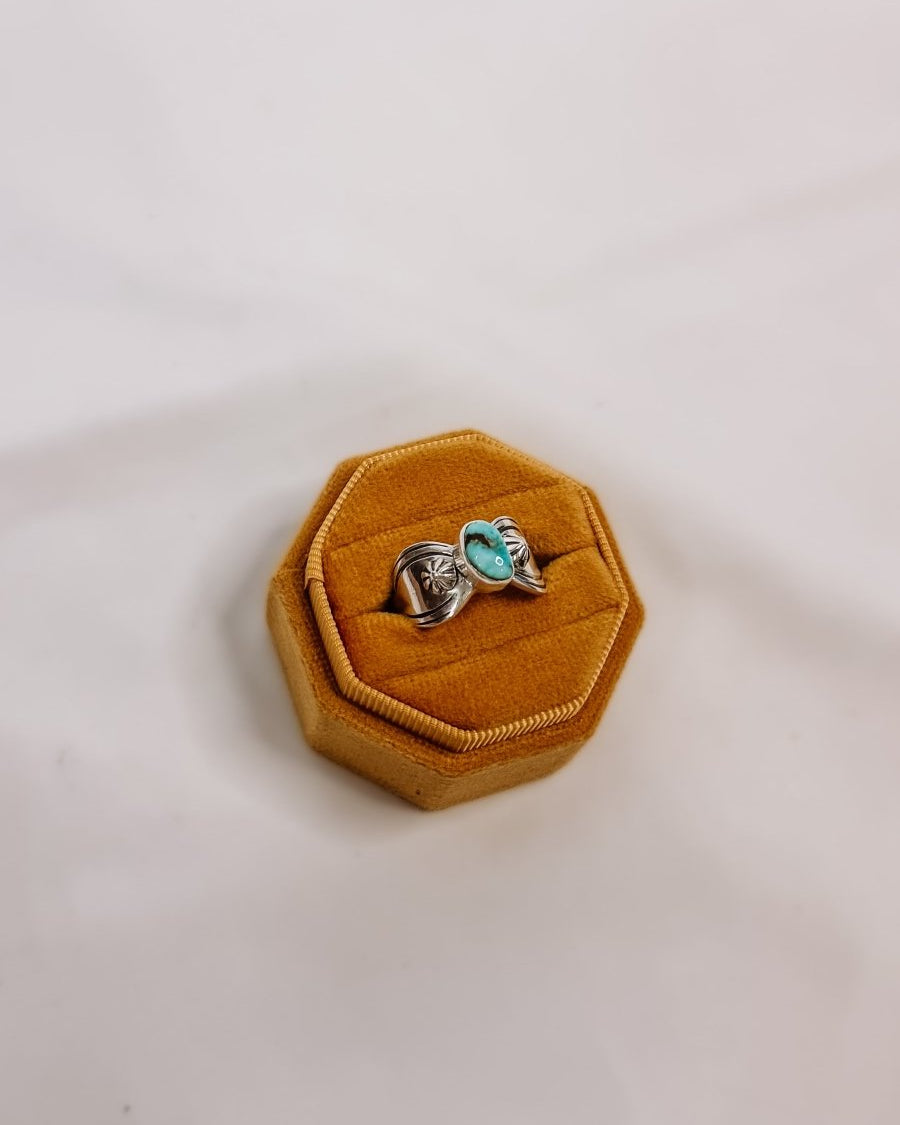 Lovell Dry Creek Turquoise Ring - Horseshoe J & Co.