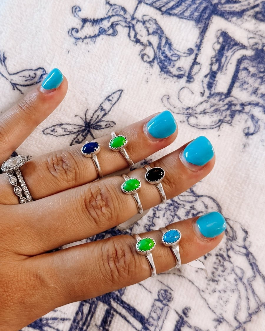 Lytle Stone Rings - ring - Horseshoe J & Co.