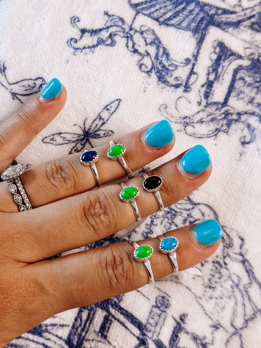 Lytle Stone Rings - ring - Horseshoe J & Co.