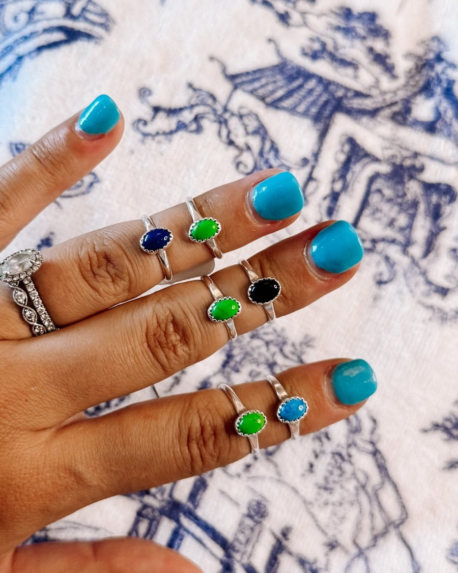 Lytle Stone Rings - ring - Horseshoe J & Co.