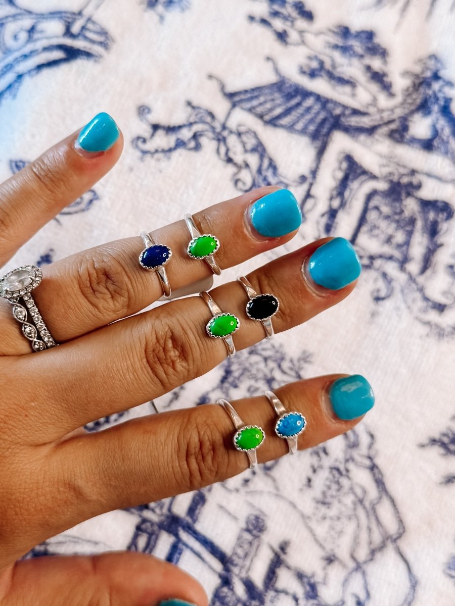 Lytle Stone Rings - ring - Horseshoe J & Co.