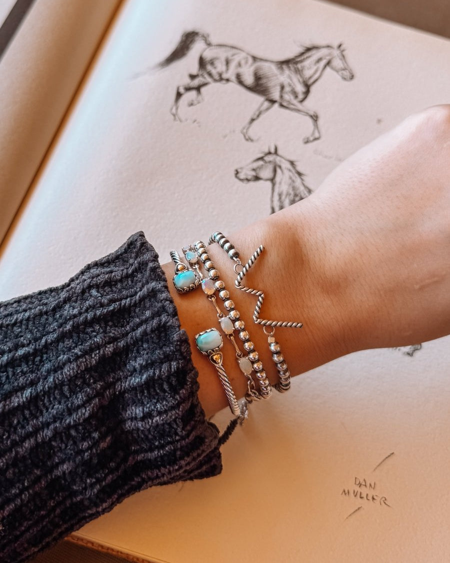 MADE - TO - ORDER Initial Pearl Bracelet (12 weeks) - Horseshoe J & Co.