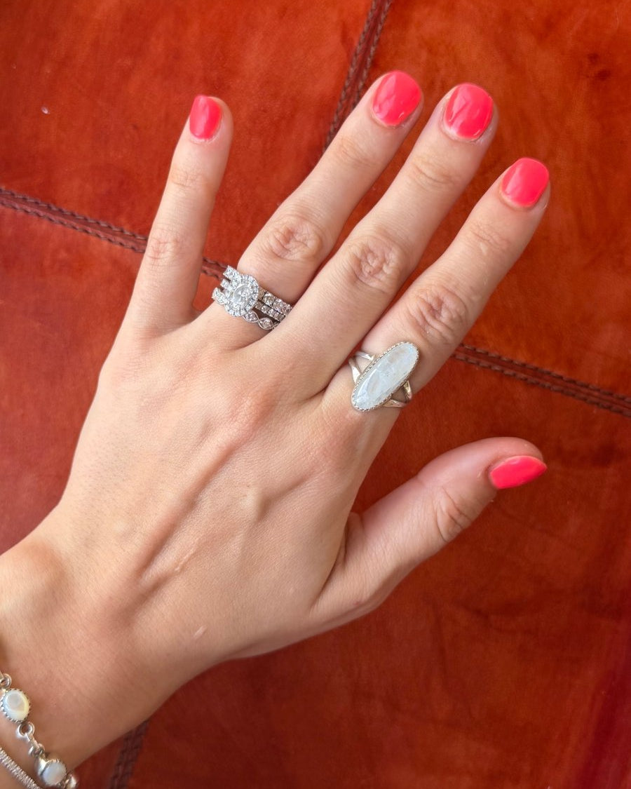 McFadden Moonstone Ring - Horseshoe J & Co.