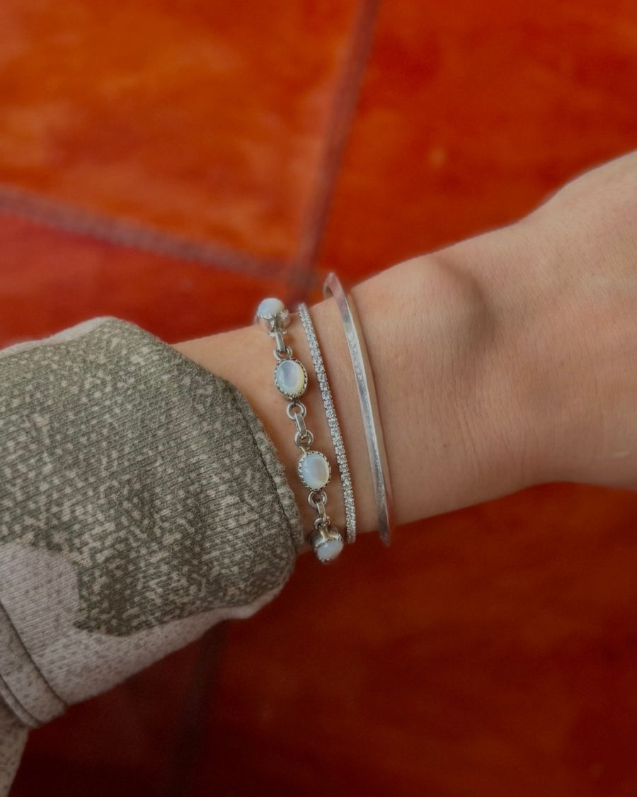 Mesa Silver Triangle Cuff Bracelet - Horseshoe J & Co.