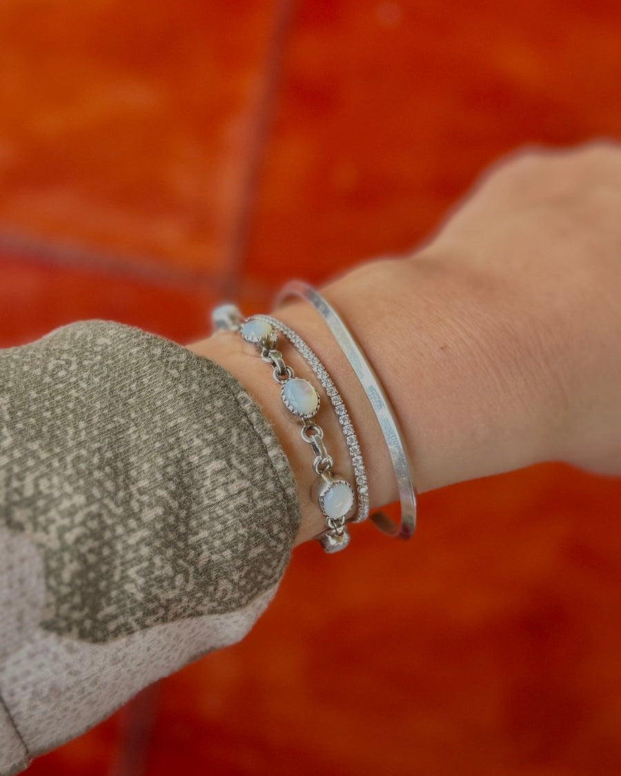 Mesa Silver Triangle Cuff Bracelet - Horseshoe J & Co.