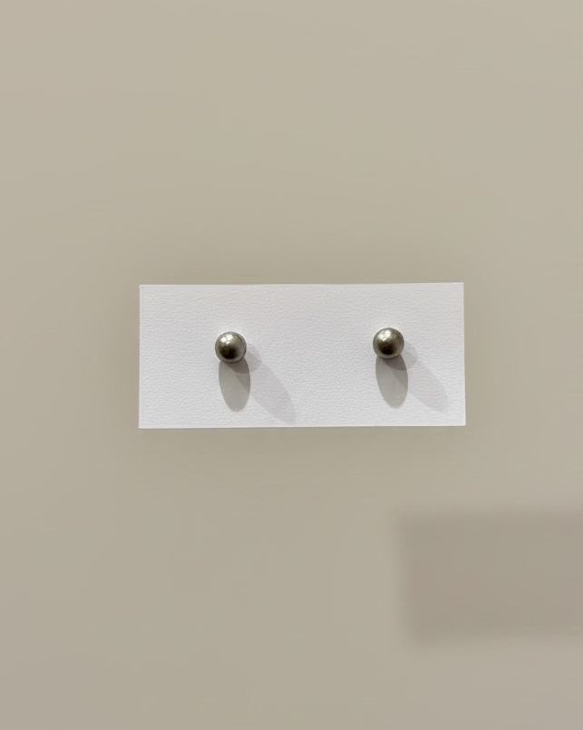 Mills Sterling Silver Pearl Stud Earrings - Wooten's