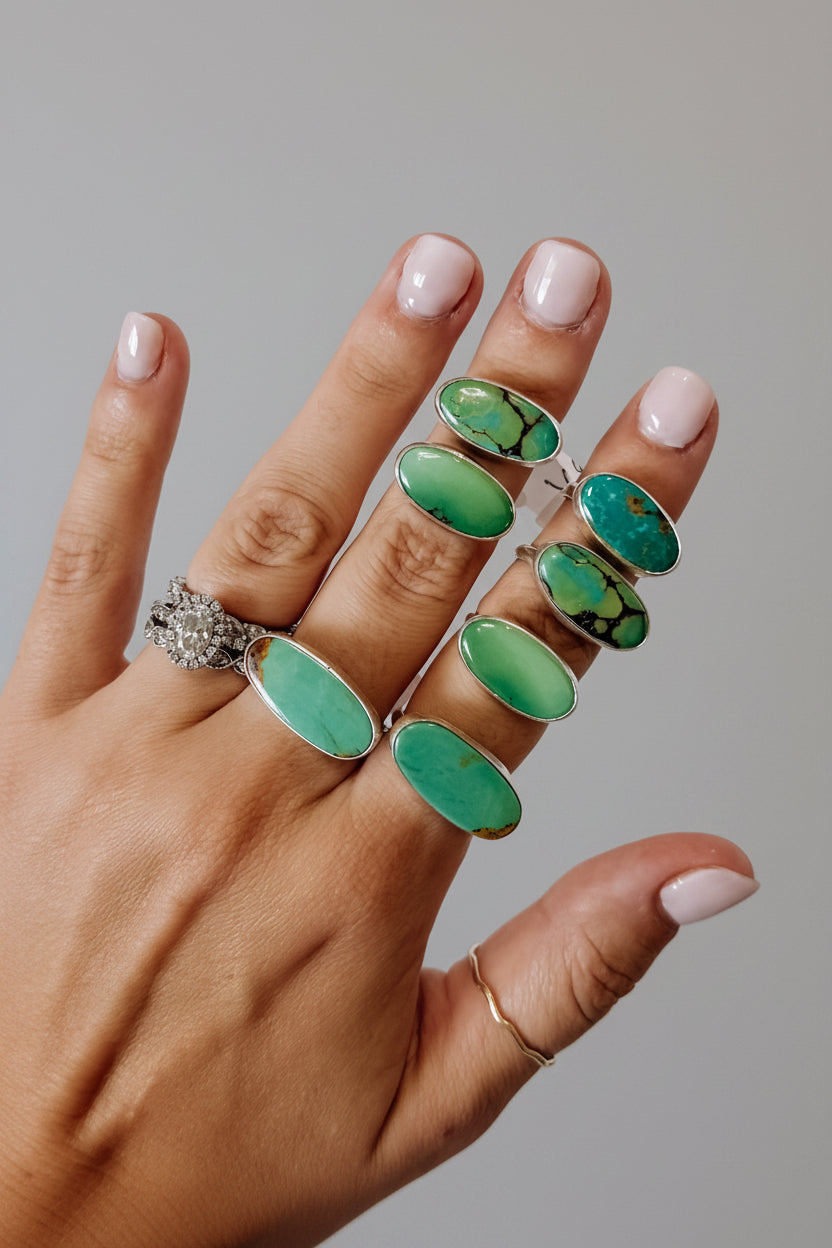 Milton Horizontal Turquoise Ring - Wooten's