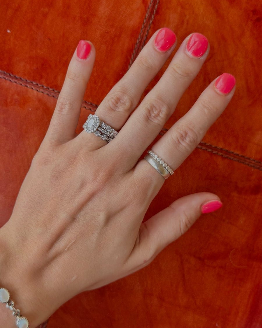 Moran Plain Silver Ring Band - Horseshoe J & Co.