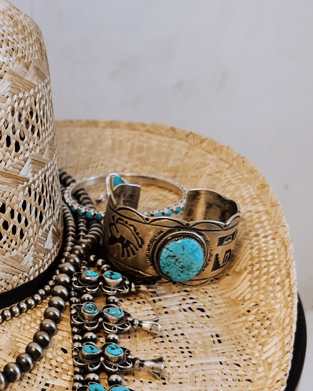 Moulton Turquoise Cuff Bracelet - Horseshoe J & Co.