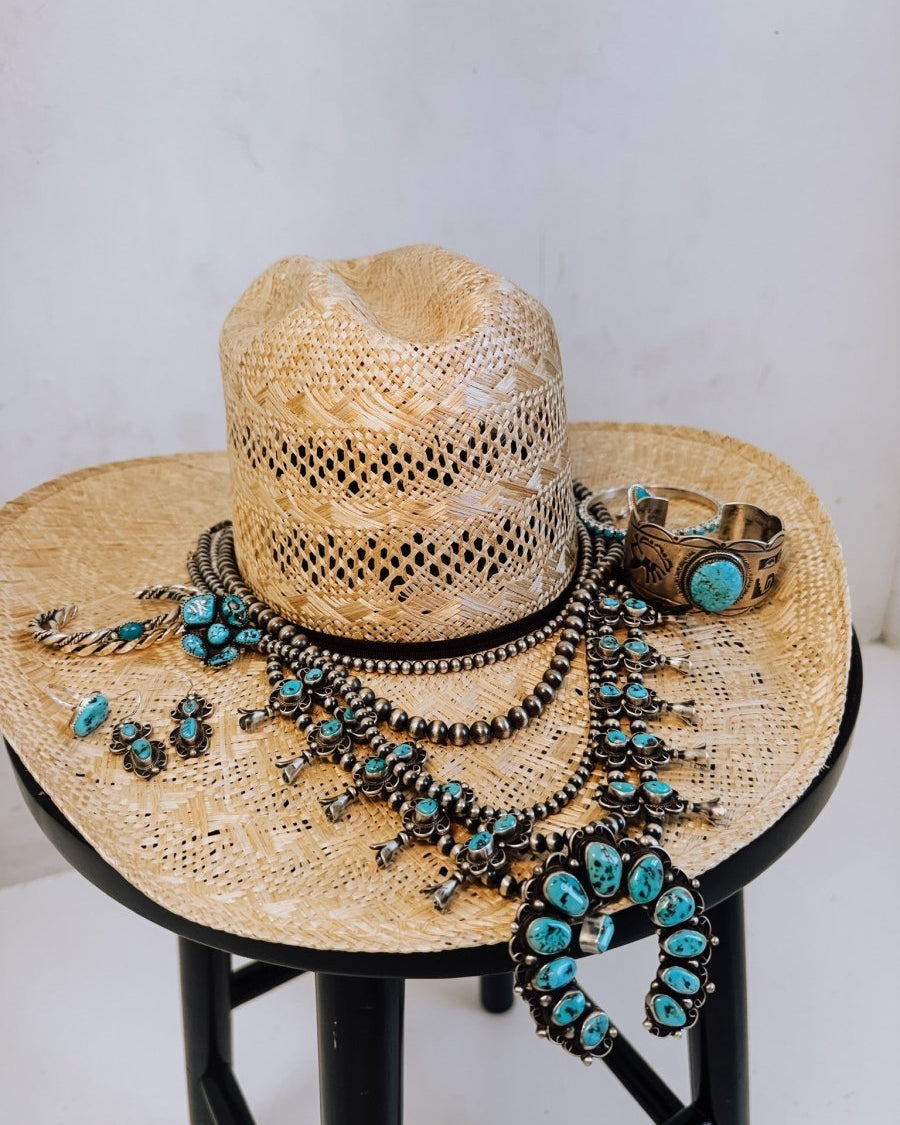 Moulton Turquoise Cuff Bracelet - Horseshoe J & Co.