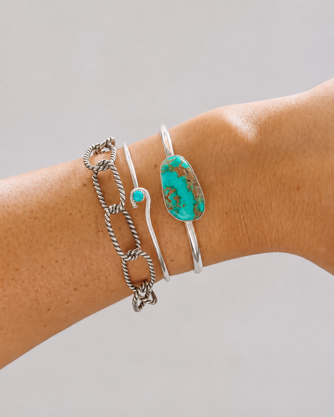 Mullin Turquoise Cuff Bracelet - Wooten's