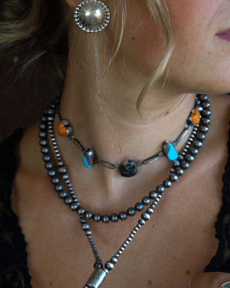 Naples Multi - Stone Choker Necklace - Horseshoe J & Co.