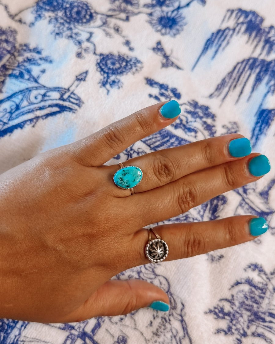 Nash Turquoise Ring - ring - Horseshoe J & Co.
