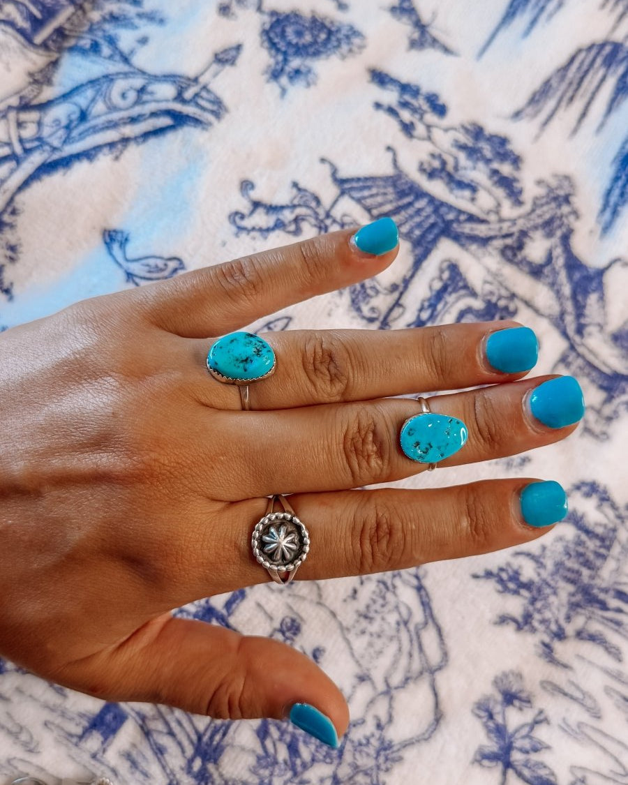 Nash Turquoise Ring - ring - Horseshoe J & Co.