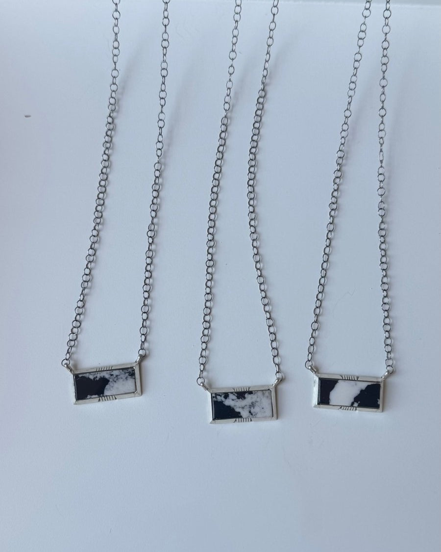 Nederland White Buffalo Necklace - Horseshoe J & Co.