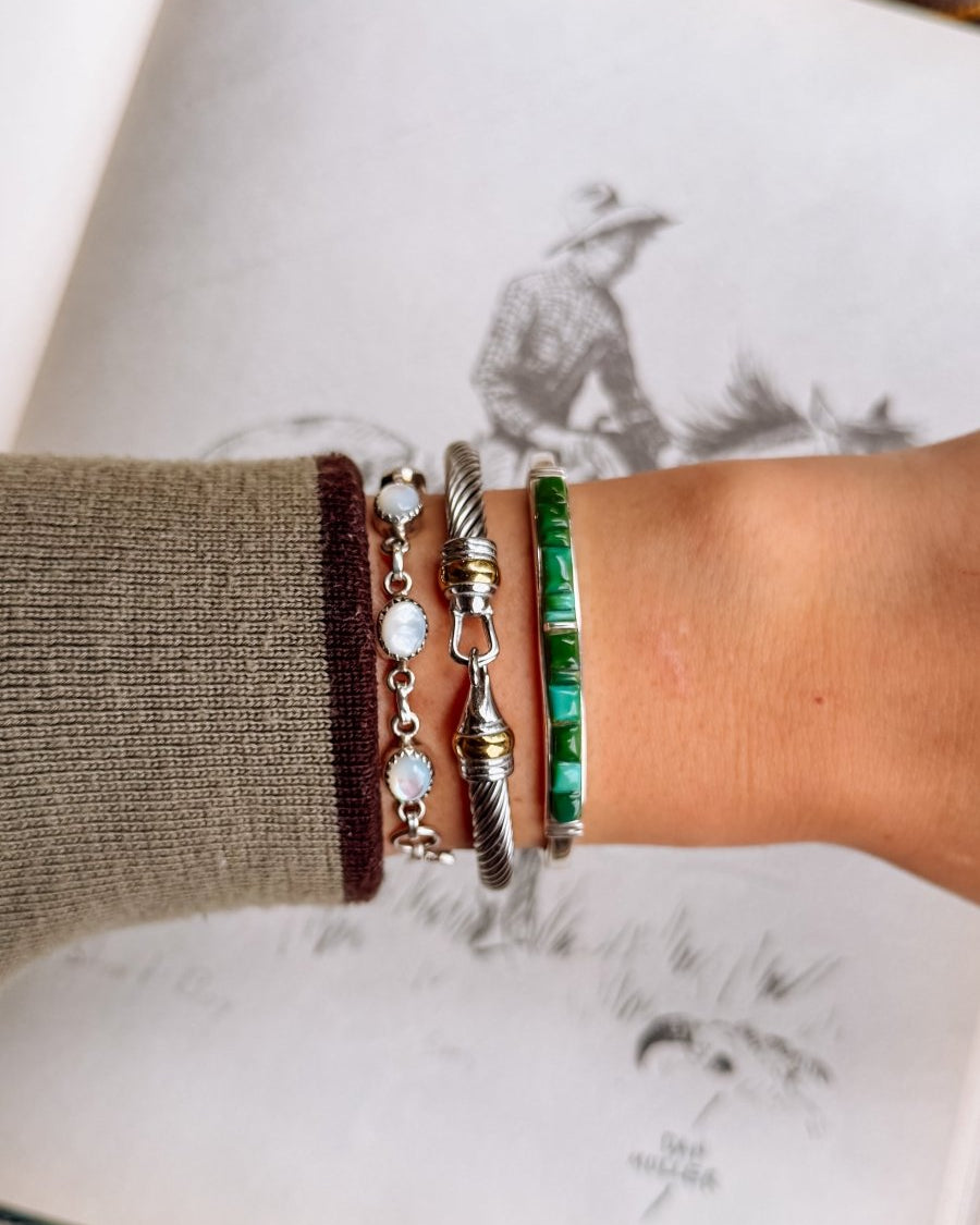 Neihart Sonoran Gold Cobblestone Bracelet - Horseshoe J & Co.