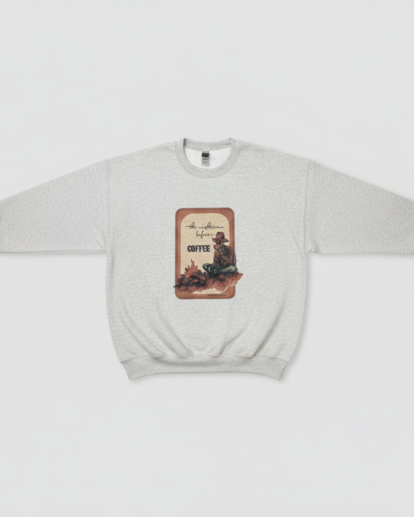 Nightmare Before Coffee Crewneck Sweatshirt - sweatshirt - Horseshoe J & Co.